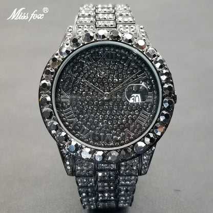 Luxury Roman Ice Out Watches For Men