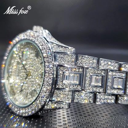 Luxury Iced Out Diamond Watch For Men