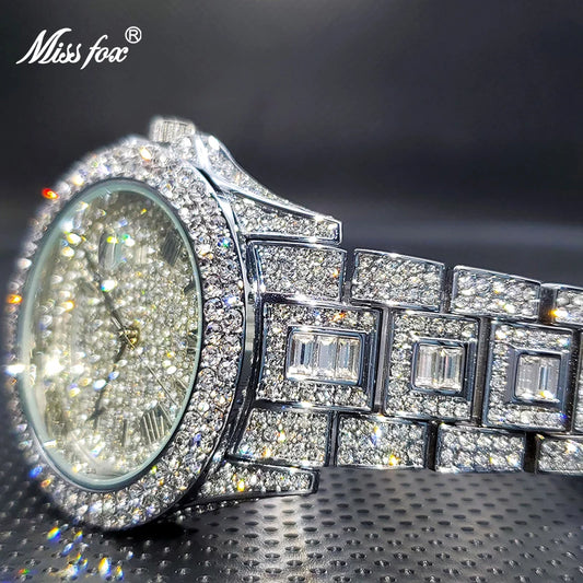 Luxury Iced Out Diamond Watch For Men