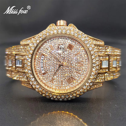 Luxury Iced Out Diamond Watch For Men