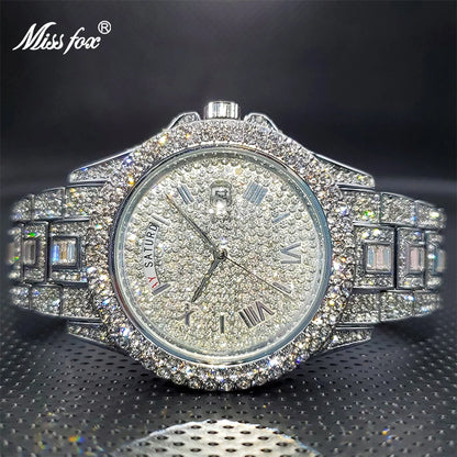 Luxury Iced Out Diamond Watch For Men