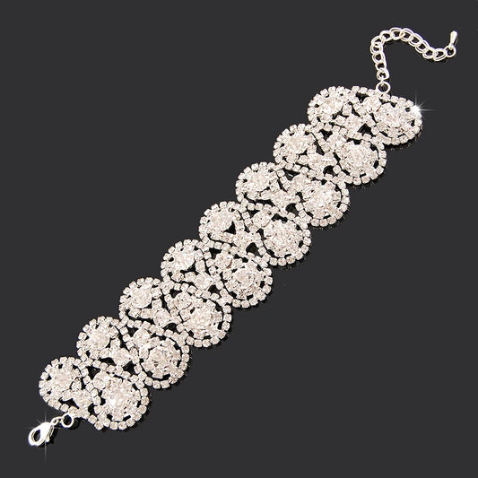 New Fashion Charm Bracelets 925 Silver AAAAA Zircon Crystal For Women