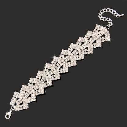 New Fashion Charm Bracelets 925 Silver AAAAA Zircon Crystal For Women