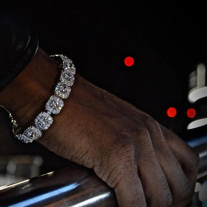 5A Cubic Zirconia Iced Out  jewelry Set For Men