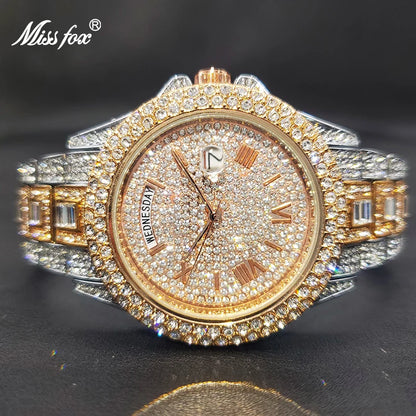 Luxury Iced Out Diamond Watch For Men