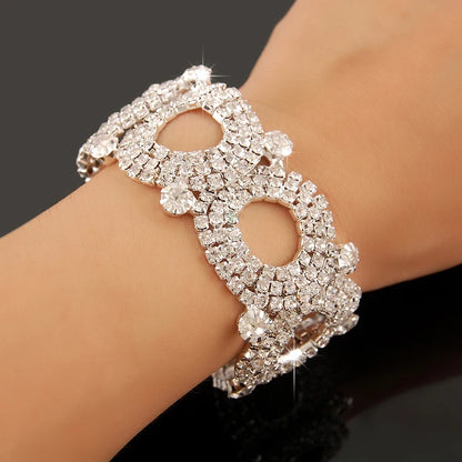 New Fashion Charm Bracelets 925 Silver AAAAA Zircon Crystal For Women