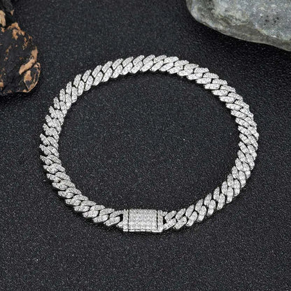 6mm Real Gold Cuban Bracelet For Men