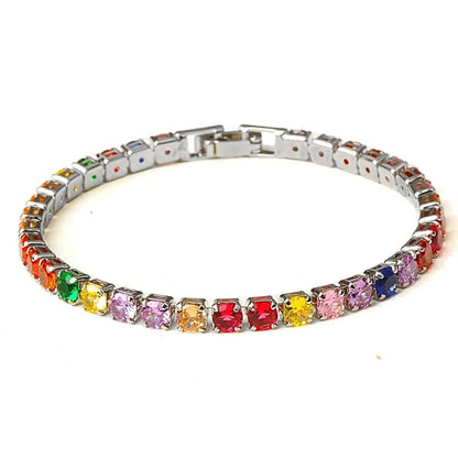 4mm Cubic Zirconia Tennis Bracelet For Women and Men
