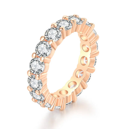 Iced Out Hiphop AAA+ Ring For Women