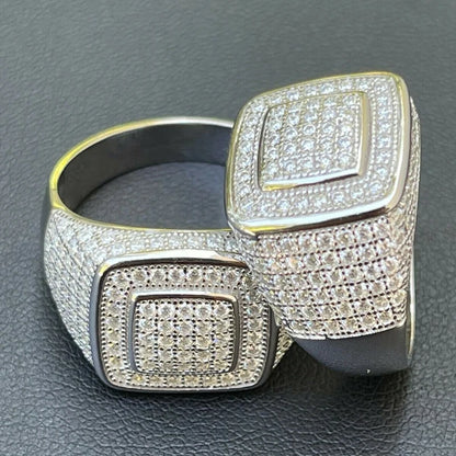 Luxury Full Bling Iced Out Ring For Men