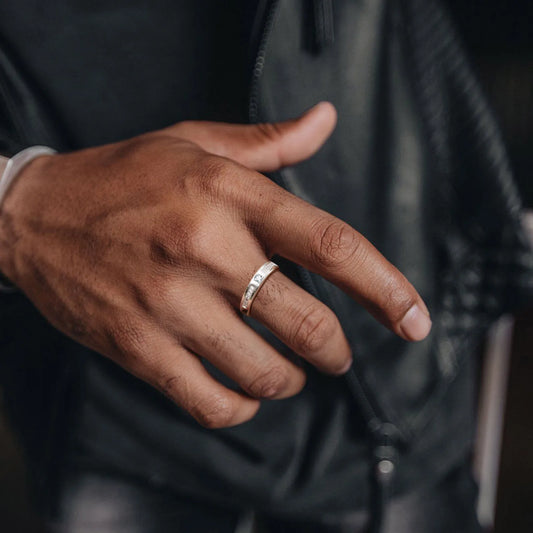 New Zircon Adjustable Men's Ring