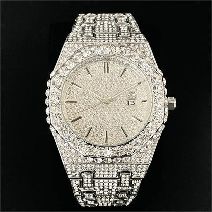 2025 Hip Hop Iced Mens Quartz Watches