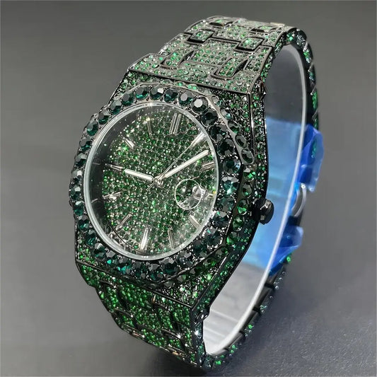 2025 Hip Hop Iced Mens Quartz Watches