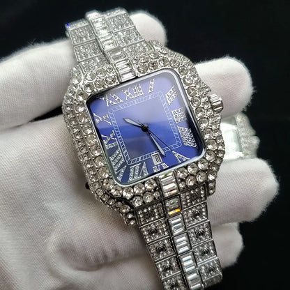 New 2025 Luxury Hip Hop Diamond Watch For Men