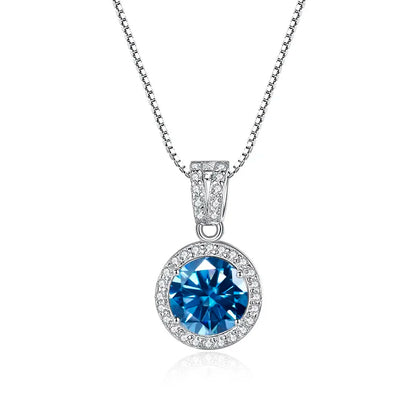 Moissanite Diamond Pendant Necklaces For Women