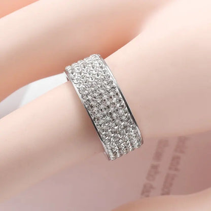 Hip Hop Iced Out Cz Bling Ring For Men