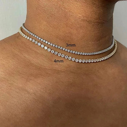 Luxury Sexy Choker Iced Out Necklace For Women