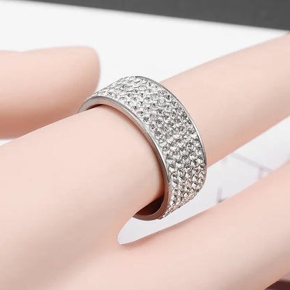 Hip Hop Iced Out Cz Bling Ring For Men