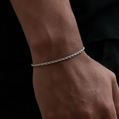 14MM Iced Prong Link Cuban Chain Bracelets for Men