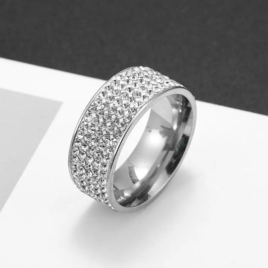 Hip Hop Iced Out Cz Bling Ring For Men