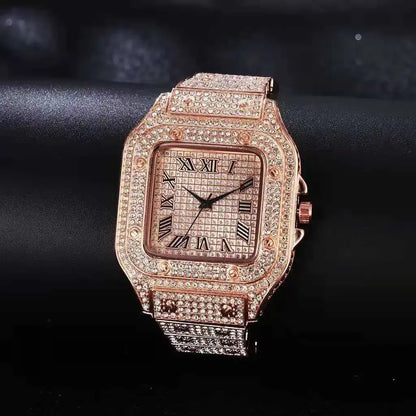 Luxury Iced Out Watch And Bracelet for Men
