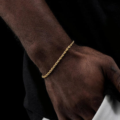 14MM Iced Prong Link Cuban Chain Bracelets for Men