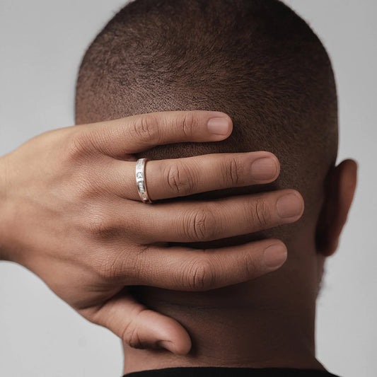New Zircon Adjustable Men's Ring