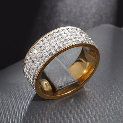 Hip Hop Iced Out Cz Bling Ring For Men