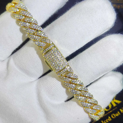 Luxury Iced Out Hip Hop Bracelet For Women
