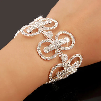 New Fashion Charm Bracelets 925 Silver AAAAA Zircon Crystal For Women