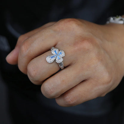 2025 New Iced Out Bling Ring For Men
