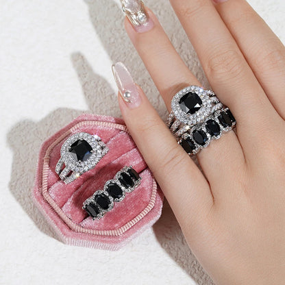 New Pink/White/Green/Black Rings For Women
