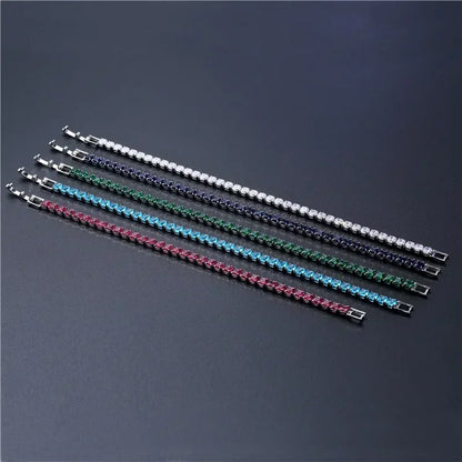 4mm Cubic Zirconia Tennis Bracelet For Women and Men