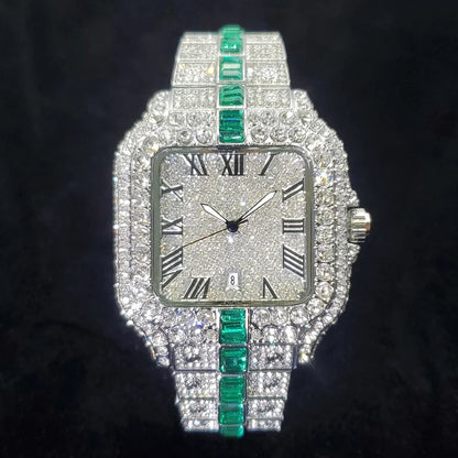 Hip-Hop Full Diamond Watch for Men