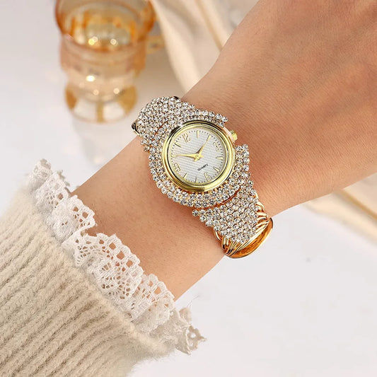 Luxury Brand Rhinestone Women's Watches