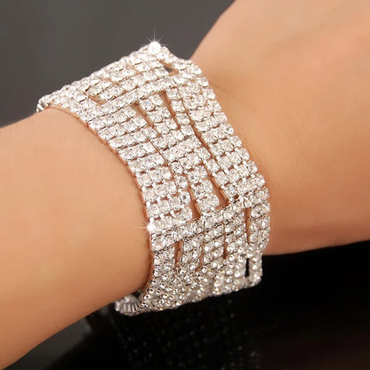 New Fashion Charm Bracelets 925 Silver AAAAA Zircon Crystal For Women