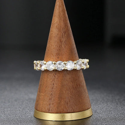 Iced Out Hiphop AAA+ Ring For Women