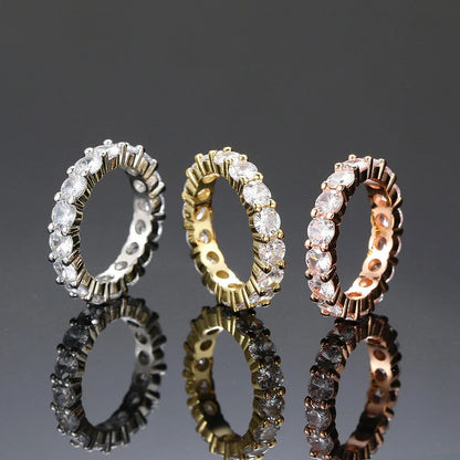 Iced Out Hiphop AAA+ Ring For Women