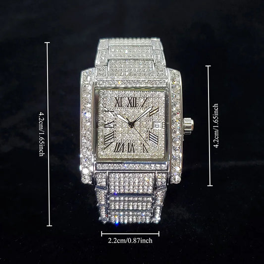 New 2025 Luxury Diamond Watch For Men