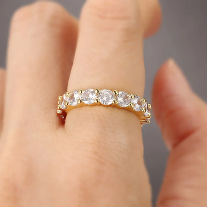 Iced Out Hiphop AAA+ Ring For Women