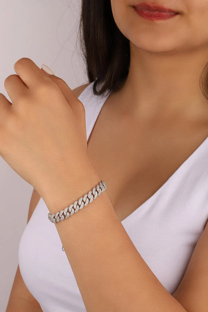 Luxury Iced Out Hip Hop Bracelet For Women