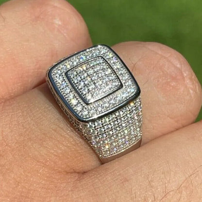 Luxury Full Bling Iced Out Ring For Men