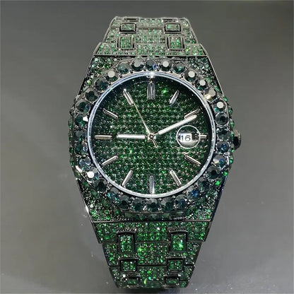 2025 Hip Hop Iced Mens Quartz Watches
