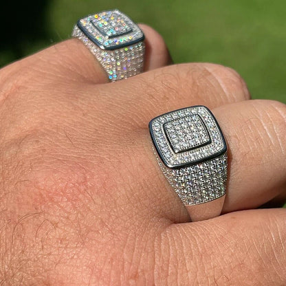 Luxury Full Bling Iced Out Ring For Men