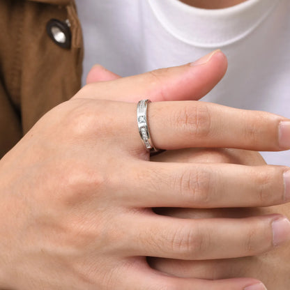 New Zircon Adjustable Men's Ring