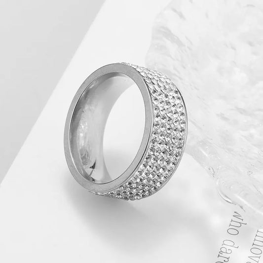 Hip Hop Iced Out Cz Bling Ring For Men