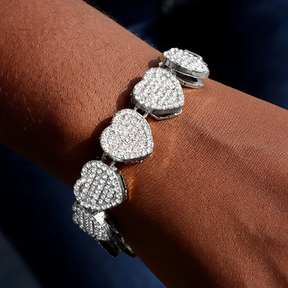 New Bling Rhinestones Paved Bracelet For Women