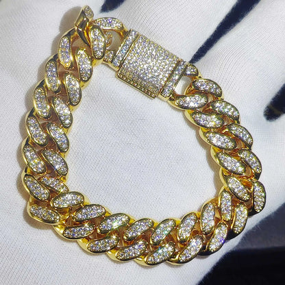 Luxury Iced Out Hip Hop Bracelet For Women