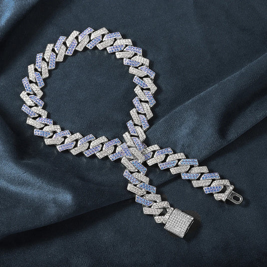3pcs Hip-hop Watch Jewelry Set For Men